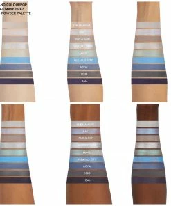 ColourPop Dallas Mavericks Palettes